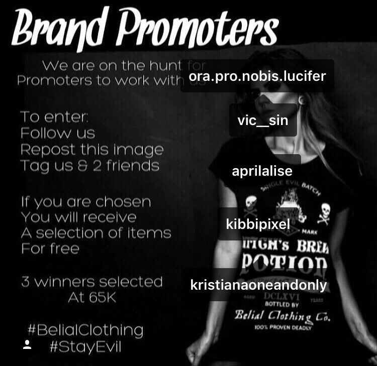 New Promoters WINNERS