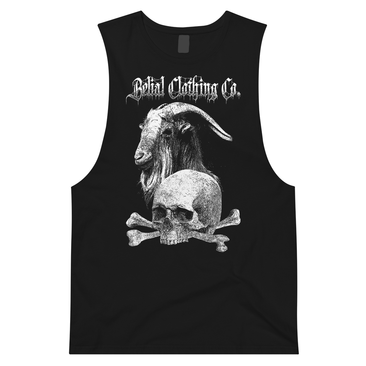 GOAT drop arm tank top | Belial Clothing Co.