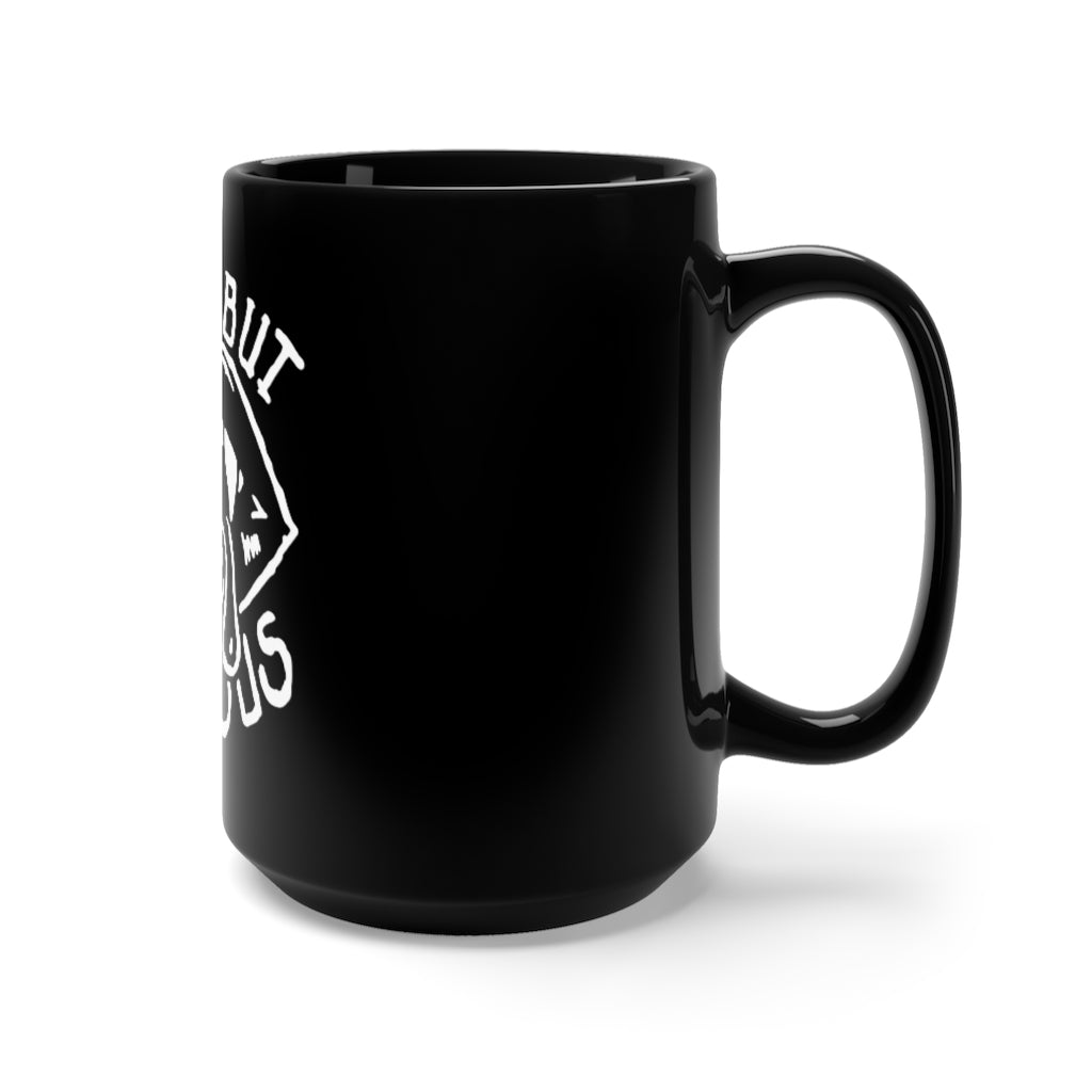 Dead but Delicious Black Mug 15oz