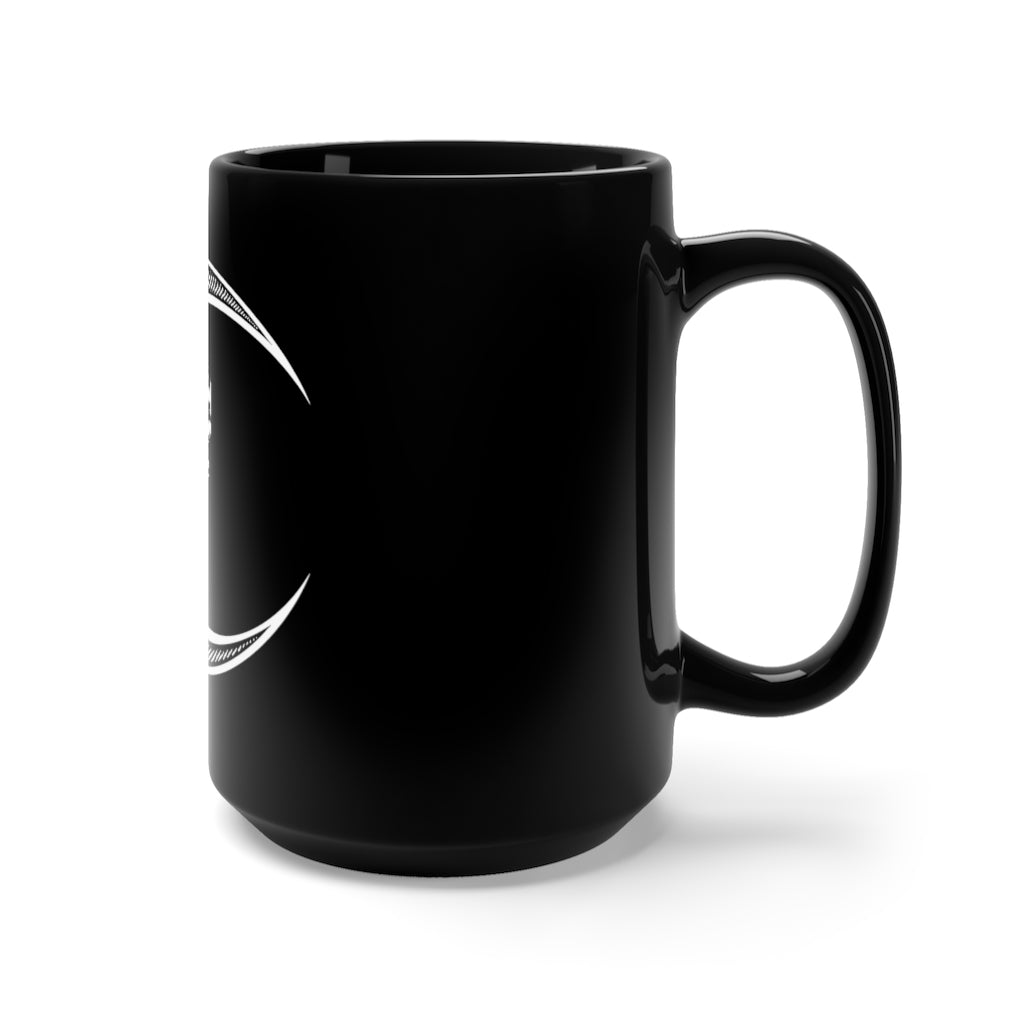 Moon Skull Black Mug 15oz