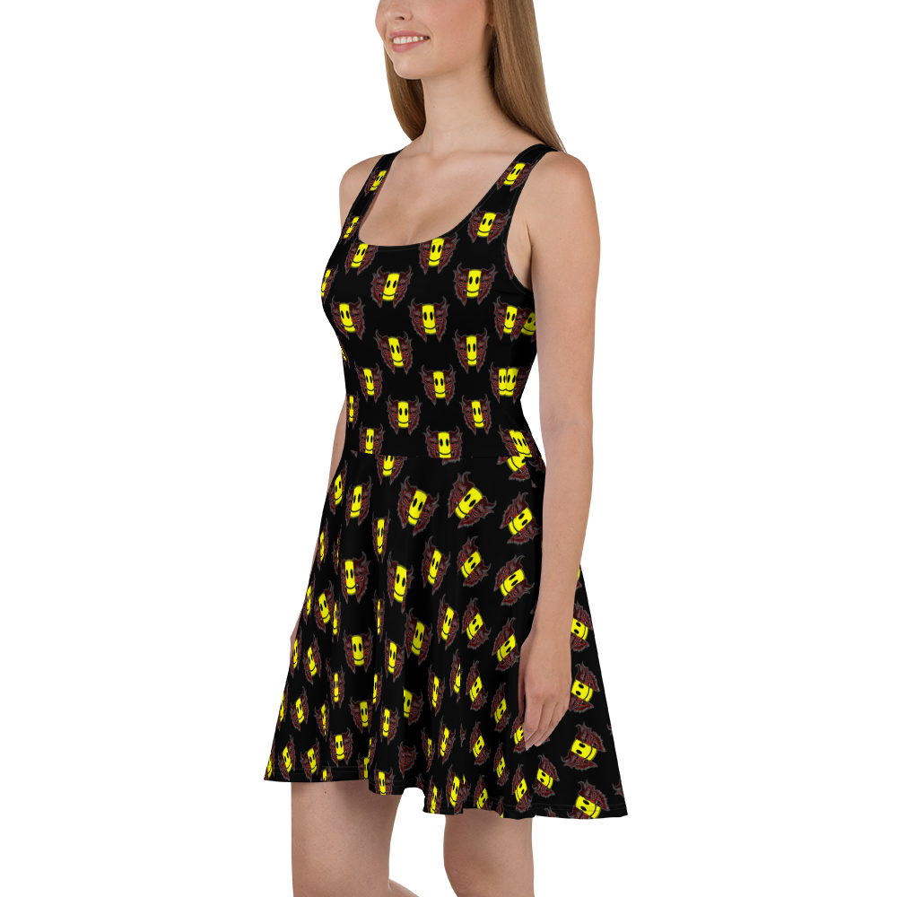 Smile Inside Demons Skater Dress [LTD]