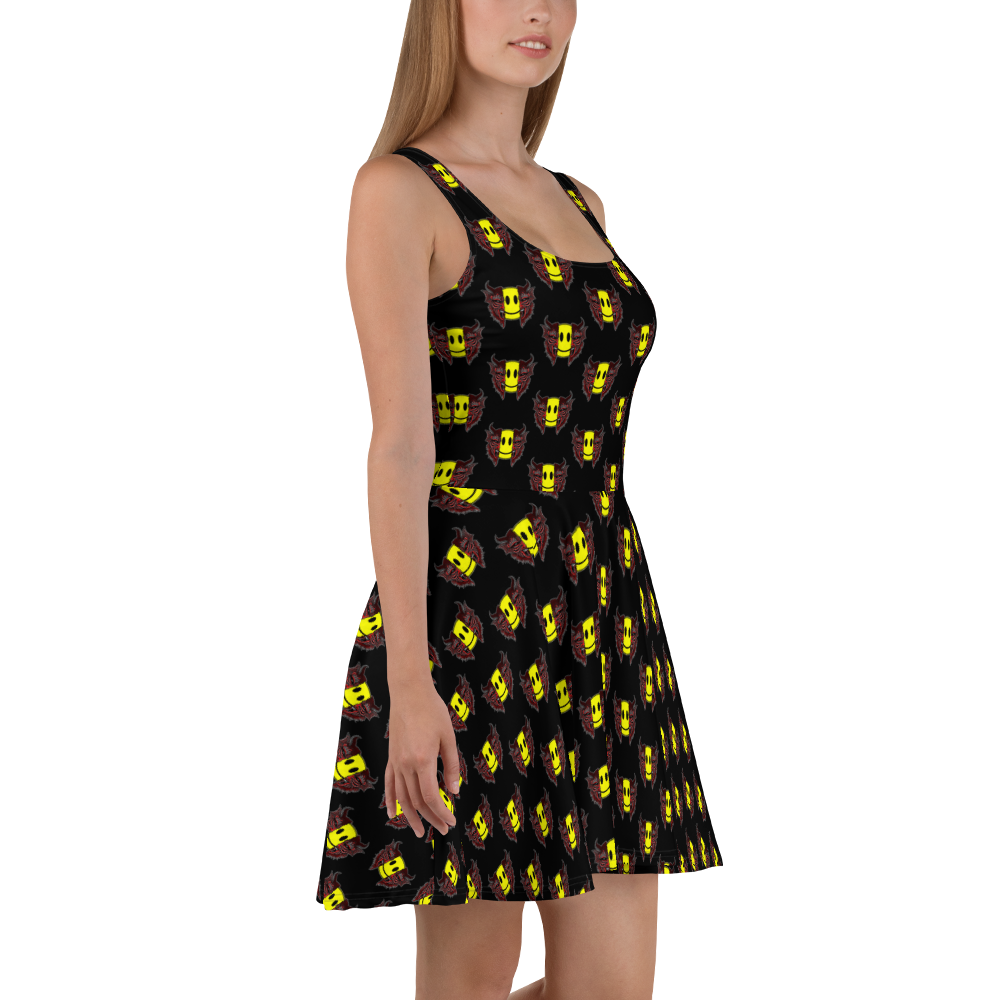 Smile Inside Demons Skater Dress [LTD]