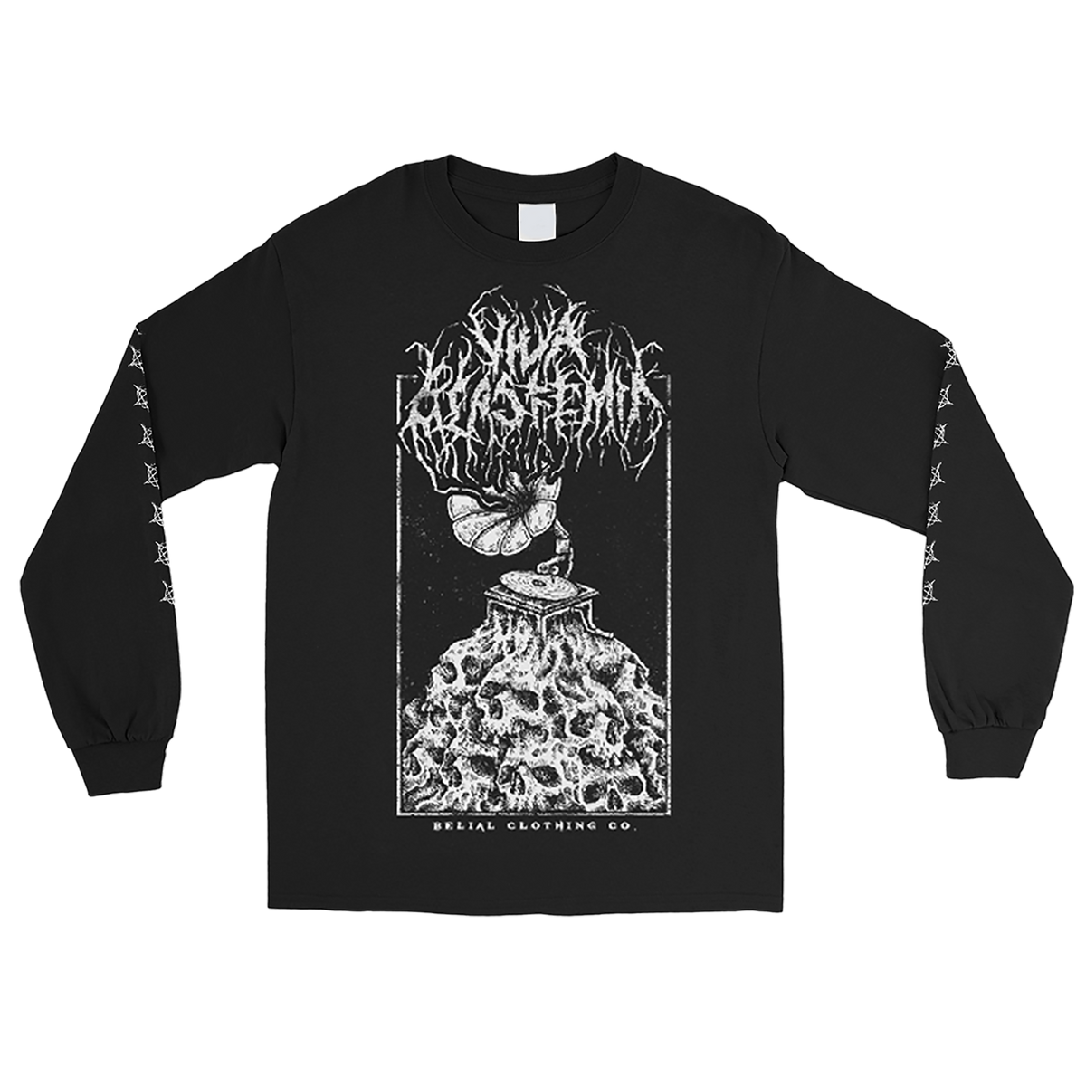 Viva Blasfemia Men’s Long Sleeve Shirt | Belial Clothing Co.